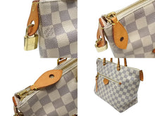Load image into Gallery viewer, LOUIS VUITTON ルイヴィトン イエナPM トートバッグ ハンドバッグ N44039 ダミエアズールキャンバス ホワイト ブラウン 良品 中古 4b007422