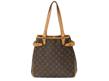 Load image into Gallery viewer, LOUIS VUITTON ルイヴィトン ハンドバッグ トート M51153 バティニョール ヴェルティカル モノグラム ブラウン PVC レザー ゴールド金具 美品 中古 4b007423