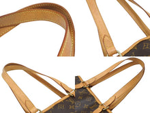 Load image into Gallery viewer, LOUIS VUITTON ルイヴィトン ハンドバッグ トート M51153 バティニョール ヴェルティカル モノグラム ブラウン PVC レザー ゴールド金具 美品 中古 4b007423