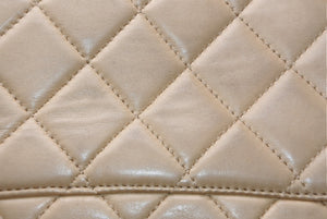 CHANEL シャネル チェーンワンショルダーバッグ 5番台 ココマーク ラムスキン ベージュ ブラウン べっ甲柄 美品 中古 4b007426
