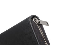 画像をギャラリービューアに読み込む, CELINE セリーヌ コンパクトジップドウォレット ラウンドファスナー コインケース S-SD-4178 ブラック レザー シルバー金具 美品 中古 4b007428