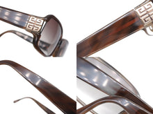 画像をギャラリービューアに読み込む, 極美品 Givenchy ジバンシー サングラス アイウェア SGV585 ブラウン プラスチック メタル ロゴ金具 中古 4b007429