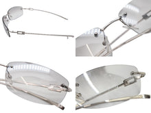 画像をギャラリービューアに読み込む, GUCCI グッチ リムレスサングラス GG 1784/STRASS YB7VZ サイズ60◻︎17 125 ラインストーン シルバー 良品 中古 4b007430