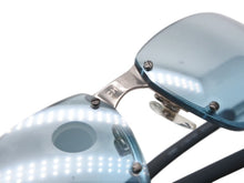 画像をギャラリービューアに読み込む, CHANEL シャネル サングラス アイウェア 4060 c.194/7M サイズ67◻︎13 120 ココマーク ブルー シルバー グレー 美品 中古 4b007432