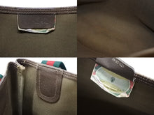 画像をギャラリービューアに読み込む, GUCCI グッチ シェリーライン GGロゴ トートバッグ ベージュ オールドグッチ 39.02.003 PVC レザー ゴールド金具 美品 中古 4b007434