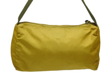 画像をギャラリービューアに読み込む, PRADA プラダ ハンドバッグ ワンショルダーバッグ トライアングルロゴ イタリア製 ナイロン イエロー カーキ シルバー金具 美品 中古 4b007441