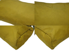 画像をギャラリービューアに読み込む, PRADA プラダ ハンドバッグ ワンショルダーバッグ トライアングルロゴ イタリア製 ナイロン イエロー カーキ シルバー金具 美品 中古 4b007441