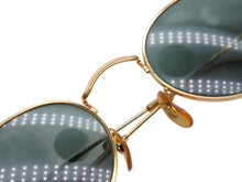 画像をギャラリービューアに読み込む, Ray-Ban レイバン B&amp;L ボシュロム社製 オーバルサングラス アイウェア ゴールド クリア プラスチック メタル GP 美品 中古 4b007442