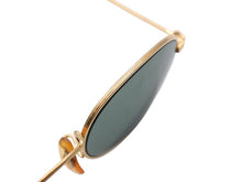 画像をギャラリービューアに読み込む, Ray-Ban レイバン B&amp;L ボシュロム社製 オーバルサングラス アイウェア ゴールド クリア プラスチック メタル GP 美品 中古 4b007442