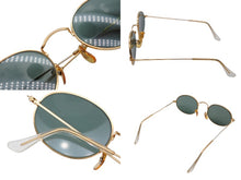 画像をギャラリービューアに読み込む, Ray-Ban レイバン B&amp;L ボシュロム社製 オーバルサングラス アイウェア ゴールド クリア プラスチック メタル GP 美品 中古 4b007442