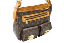 画像をギャラリービューアに読み込む, LOUIS VUITTON ルイヴィトン ハドソンGM ワンショルダーバッグ M40045 ブラウン PVC レザー ゴールド金具 良品 中古 4b007446