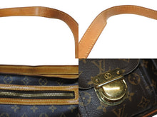 画像をギャラリービューアに読み込む, LOUIS VUITTON ルイヴィトン ハドソンGM ワンショルダーバッグ M40045 ブラウン PVC レザー ゴールド金具 良品 中古 4b007446