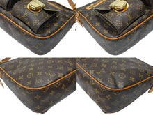 画像をギャラリービューアに読み込む, LOUIS VUITTON ルイヴィトン ハドソンGM ワンショルダーバッグ M40045 ブラウン PVC レザー ゴールド金具 良品 中古 4b007446