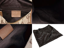 画像をギャラリービューアに読み込む, 極美品 GUCCI グッチ GGキャンバス ワンショルダーバッグ 101333 ブラウン ベージュ PVC ブラック金具 中古 4b007448