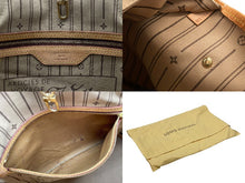 画像をギャラリービューアに読み込む, LOUIS VUITTON ルイヴィトン トートバッグ モノグラム M40156 ネヴァーフルMM 廃盤 ブラウン PVCコーティングキャンバス ゴールド金具 美品 中古 4b007449