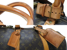 画像をギャラリービューアに読み込む, LOUIS VUITTON ルイヴィトン キーポル50 ボストンバッグ M41426 モノグラムキャンバス ブラウン ゴールド金具 美品 中古 4b007450