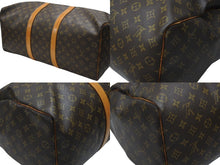 画像をギャラリービューアに読み込む, LOUIS VUITTON ルイヴィトン キーポル50 ボストンバッグ M41426 モノグラムキャンバス ブラウン ゴールド金具 美品 中古 4b007450