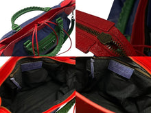 画像をギャラリービューアに読み込む, BALENCIAGA バレンシアガ ザ シティ ジャイアント 2WAYバッグ ハンドバッグ ショルダーバッグ 115743 レッド ブルー グリーン 美品 中古 4b007453