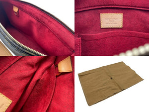 LOUIS VUITTON Vivacite GM Shoulder Bag M51163 Brown Tanned Leather PVC Gold Hardware Good Condition Used 4b007457
