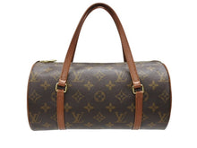 Load image into Gallery viewer, LOUIS VUITTON ルイヴィトン パピヨン26 ハンドバッグ M51386 モノグラム キャンバス PVC レザー ブラウン ゴールド金具 美品 中古 4b007462