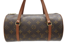 Load image into Gallery viewer, LOUIS VUITTON ルイヴィトン パピヨン26 ハンドバッグ M51386 モノグラム キャンバス PVC レザー ブラウン ゴールド金具 美品 中古 4b007462
