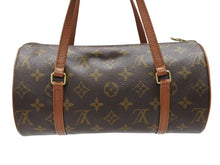 Load image into Gallery viewer, LOUIS VUITTON ルイヴィトン パピヨン26 ハンドバッグ M51386 モノグラム キャンバス PVC レザー ブラウン ゴールド金具 美品 中古 4b007462