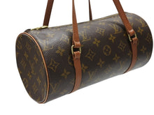 Load image into Gallery viewer, LOUIS VUITTON ルイヴィトン パピヨン26 ハンドバッグ M51386 モノグラム キャンバス PVC レザー ブラウン ゴールド金具 美品 中古 4b007462