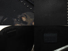 画像をギャラリービューアに読み込む, 極美品 Givenchy ジバンシー ロットワイラー スタッド クラッチバッグ ブラック レザー シルバー金具 中古 4b007465