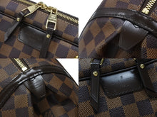 Load image into Gallery viewer, 新品同様 LOUIS VUITTON ルイヴィトン リヴィントンPM ハンドバッグ ダミエ エベヌ トートバッグ N41157 ブラウン PVC レザー 中古 4b007466