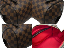 Load image into Gallery viewer, 新品同様 LOUIS VUITTON ルイヴィトン リヴィントンPM ハンドバッグ ダミエ エベヌ トートバッグ N41157 ブラウン PVC レザー 中古 4b007466