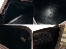 画像をギャラリービューアに読み込む, BURBERRY バーバリー ノバチェック ミニボストンバッグ ベージュ ブラウン キャンバス レザー ゴールド金具 美品 中古 4b007468