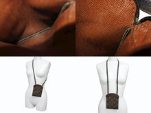 画像をギャラリービューアに読み込む, LOUIS VUITTON ルイヴィトン モノグラム ポシェット セクレ ショルダーポーチ ショルダーバッグ ブラウン M45484 良品 中古 4b007469