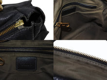 画像をギャラリービューアに読み込む, Chloe クロエ マーシー ハンドバッグ トートバッグ 馬蹄 031163 レザー ブラック ゴールド金具 美品 中古 4b007475