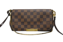 画像をギャラリービューアに読み込む, LOUIS VUITTON ルイヴィトン フェイボリット PM ダミエエベヌ ショルダーバッグ N41276 美品 中古 4b007477