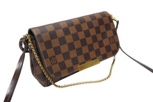 画像をギャラリービューアに読み込む, LOUIS VUITTON ルイヴィトン フェイボリット PM ダミエエベヌ ショルダーバッグ N41276 美品 中古 4b007477