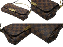 画像をギャラリービューアに読み込む, LOUIS VUITTON ルイヴィトン フェイボリット PM ダミエエベヌ ショルダーバッグ N41276 美品 中古 4b007477