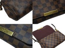 画像をギャラリービューアに読み込む, LOUIS VUITTON ルイヴィトン フェイボリット PM ダミエエベヌ ショルダーバッグ N41276 美品 中古 4b007477