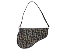 画像をギャラリービューアに読み込む, ChristianDior クリスチャンディオール サドルポーチ ワンショルダーバッグ SLO44012 トロッター ブラック ガリアーノ期 美品 中古 4b007478
