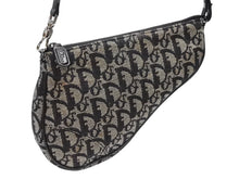 画像をギャラリービューアに読み込む, ChristianDior クリスチャンディオール サドルポーチ ワンショルダーバッグ SLO44012 トロッター ブラック ガリアーノ期 美品 中古 4b007478