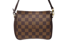Load image into Gallery viewer, LOUIS VUITTON ルイヴィトン ハンドバッグ N51982 トゥルースメイクアップ ダミエ エベヌ ブラウン キャンバス ゴールド金具 美品 中古 4b007480