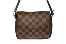 Load image into Gallery viewer, LOUIS VUITTON ルイヴィトン ハンドバッグ N51982 トゥルースメイクアップ ダミエ エベヌ ブラウン キャンバス ゴールド金具 美品 中古 4b007480