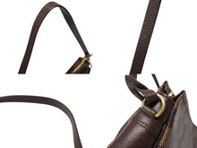 Load image into Gallery viewer, LOUIS VUITTON ルイヴィトン ハンドバッグ N51982 トゥルースメイクアップ ダミエ エベヌ ブラウン キャンバス ゴールド金具 美品 中古 4b007480