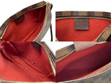 Load image into Gallery viewer, LOUIS VUITTON ルイヴィトン ハンドバッグ N51982 トゥルースメイクアップ ダミエ エベヌ ブラウン キャンバス ゴールド金具 美品 中古 4b007480