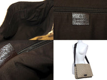 画像をギャラリービューアに読み込む, GUCCI グッチ ショルダーバッグ GGキャンバス 145864 491404 イタリア製 GGキャンバス ベージュ ブラウン 美品 中古 4b007481