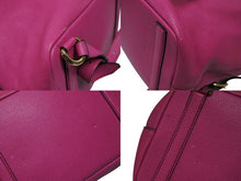 画像をギャラリービューアに読み込む, DOLCE&amp;GABBANA ドルチェアンドガッバーナ リュック デイパック イタリア製 レザー ピンク ゴールド金具 美品 中古 4b007482