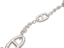 画像をギャラリービューアに読み込む, 極美品 HERMES エルメス シェーヌダンクル ファランドール ブレスレット アルジャンテシルバー Ag925 重量約26.1g 全長約19cm 中古 4b007485