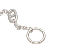 画像をギャラリービューアに読み込む, 極美品 HERMES エルメス シェーヌダンクル ファランドール ブレスレット アルジャンテシルバー Ag925 重量約26.1g 全長約19cm 中古 4b007485