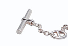 画像をギャラリービューアに読み込む, 極美品 HERMES エルメス シェーヌダンクル ファランドール ブレスレットST H104567B 重量約25.4g 全長約18cm 中古 4b007486