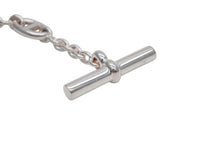 画像をギャラリービューアに読み込む, 極美品 HERMES エルメス シェーヌダンクル ファランドール ブレスレットST H104567B 重量約25.4g 全長約18cm 中古 4b007486