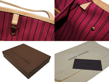 Load image into Gallery viewer, 極美品 LOUIS VUITTON ルイヴィトン ネヴァーフルMM トートバッグ 新型 M41178 モノグラム PVC レザー ブラウン ピンク 中古 4b007490